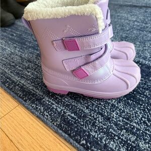 Purple Kids Snow Boots